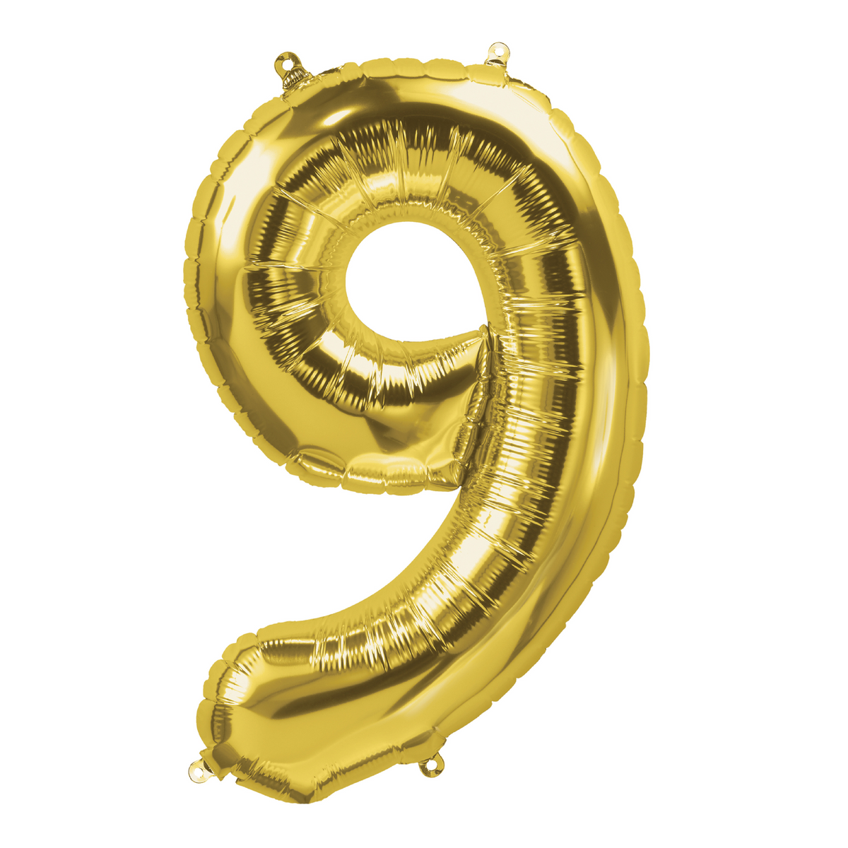 26" Gold Number 9 Balloon