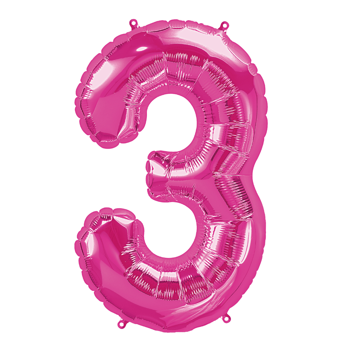 26" Pink Number 3 Balloon