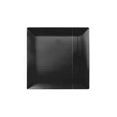 6.5 In. Black Square Plates - 10 Ct.