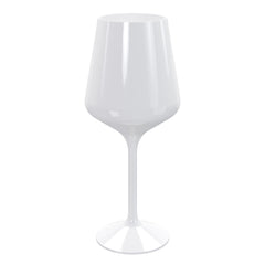 16 Oz. White Stemmed Wine Glasses | 6 Count