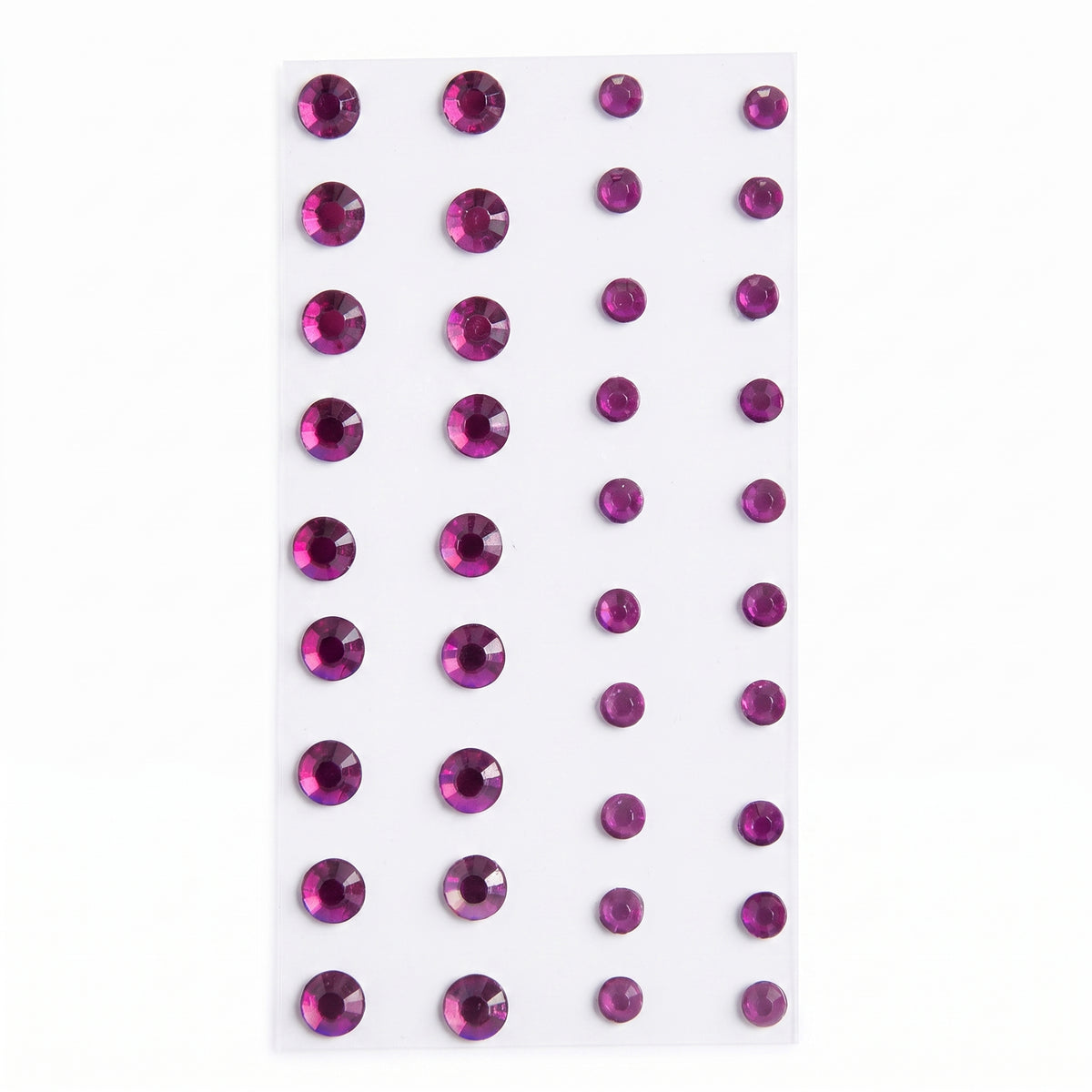 Purple Hair Gems Set - 50 Piece Set