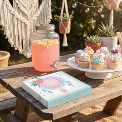 Free Spirit Baby's First Birthday Beverage Napkins - 5 In. X 5 In.