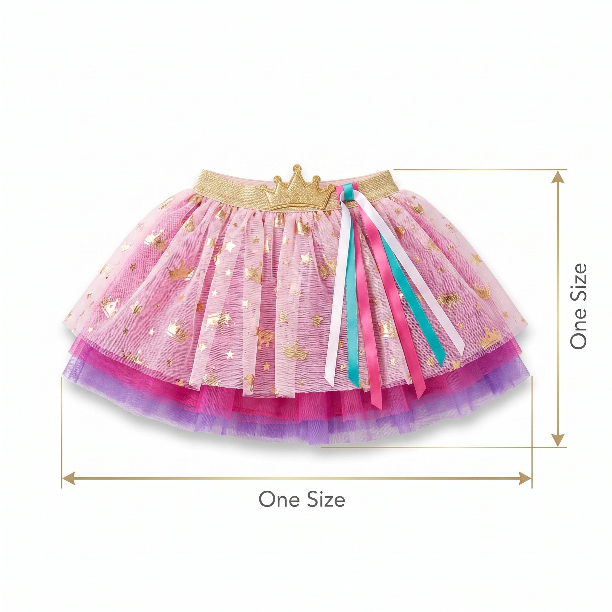 Disney Princess Sparkle Tutu for Kids - Pink and Gold