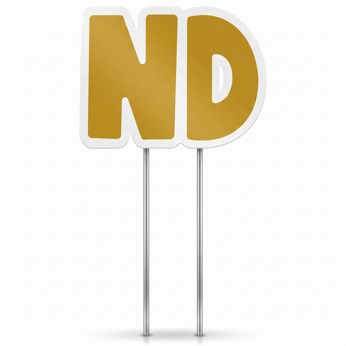 Bold "ND" Lawn Sign for Birthdays