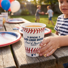 MLB Rawlings Baseball 9 oz Paper Cups - 8 Pack
