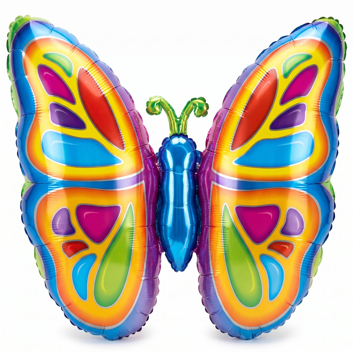 Vibrant Butterfly Foil Super Shape Balloon - 26 Inch