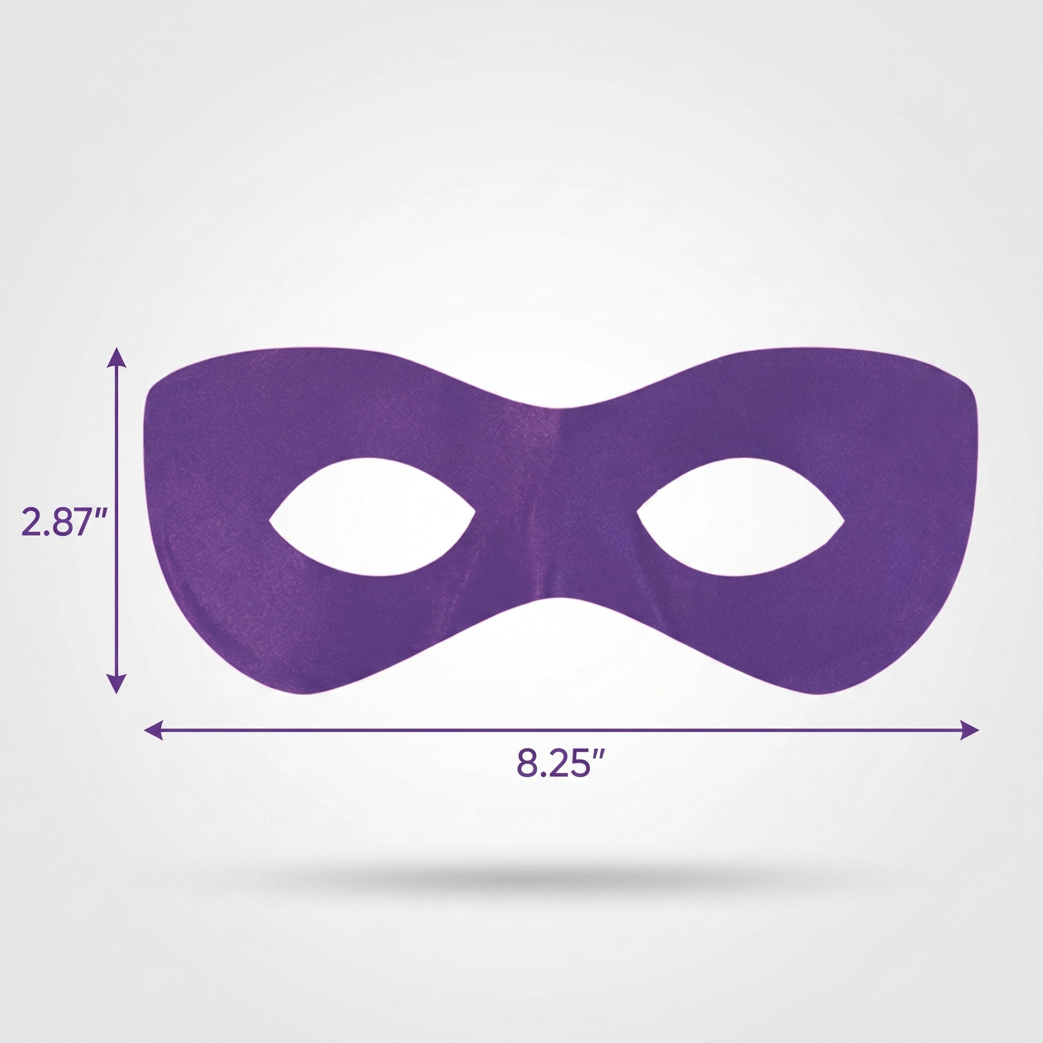 Purple Superhero Domino Mask - Costume Accessory