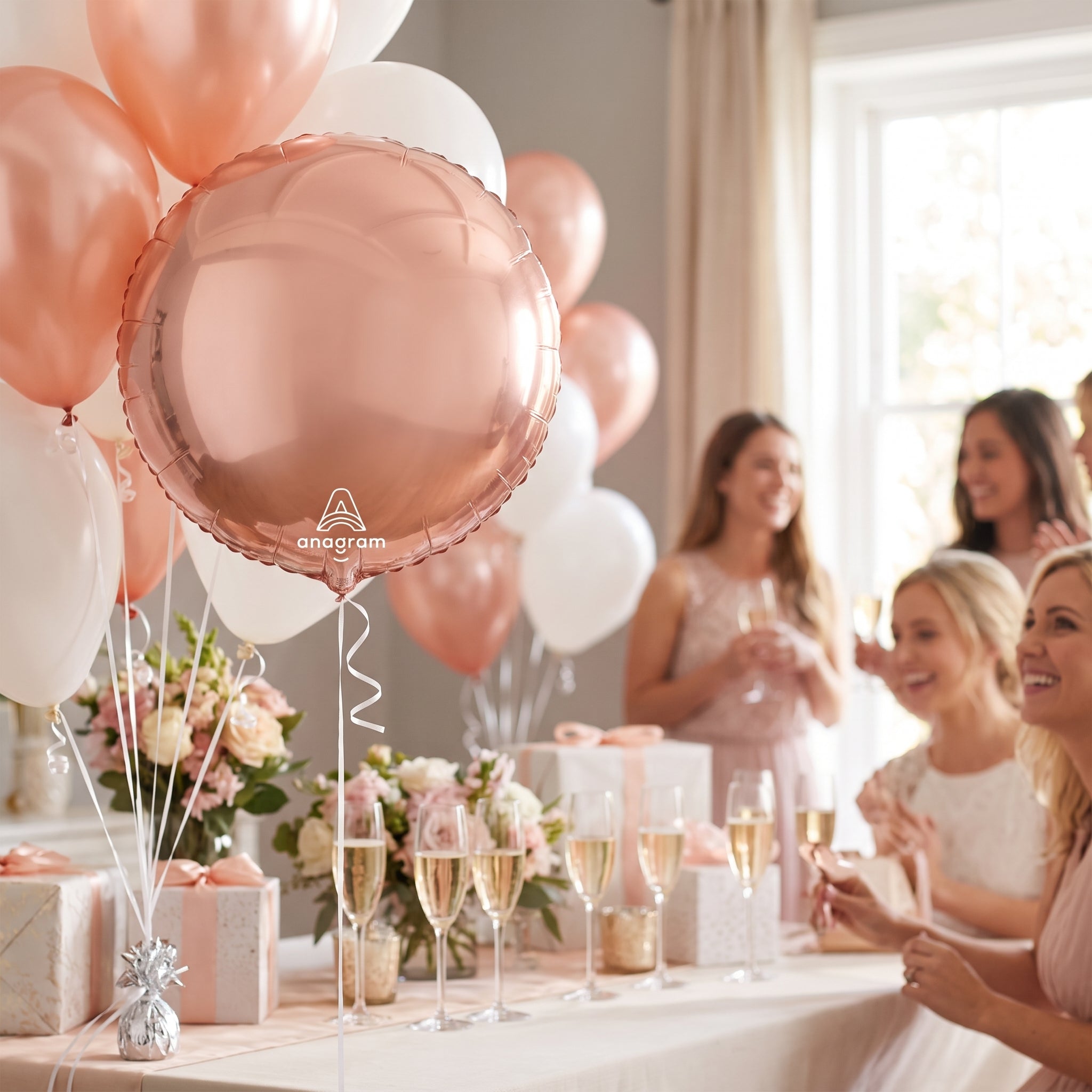 16" Rose Gold Orbz Foil Balloon