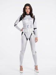 Women's Star Wars Stormtrooper Catsuit Costume - Adult S (2-4)