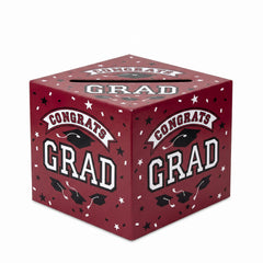 Maroon Graduation Cardholder Box
