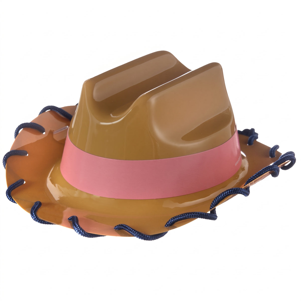 Saddle Up Mini Cowgirl Party Hats - Brown & Pink, 4-Pack