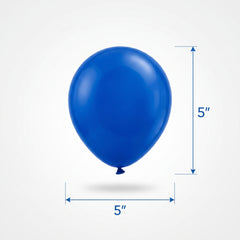 Royal Blue Mini Latex Balloons - 5 In. | 50 Pack