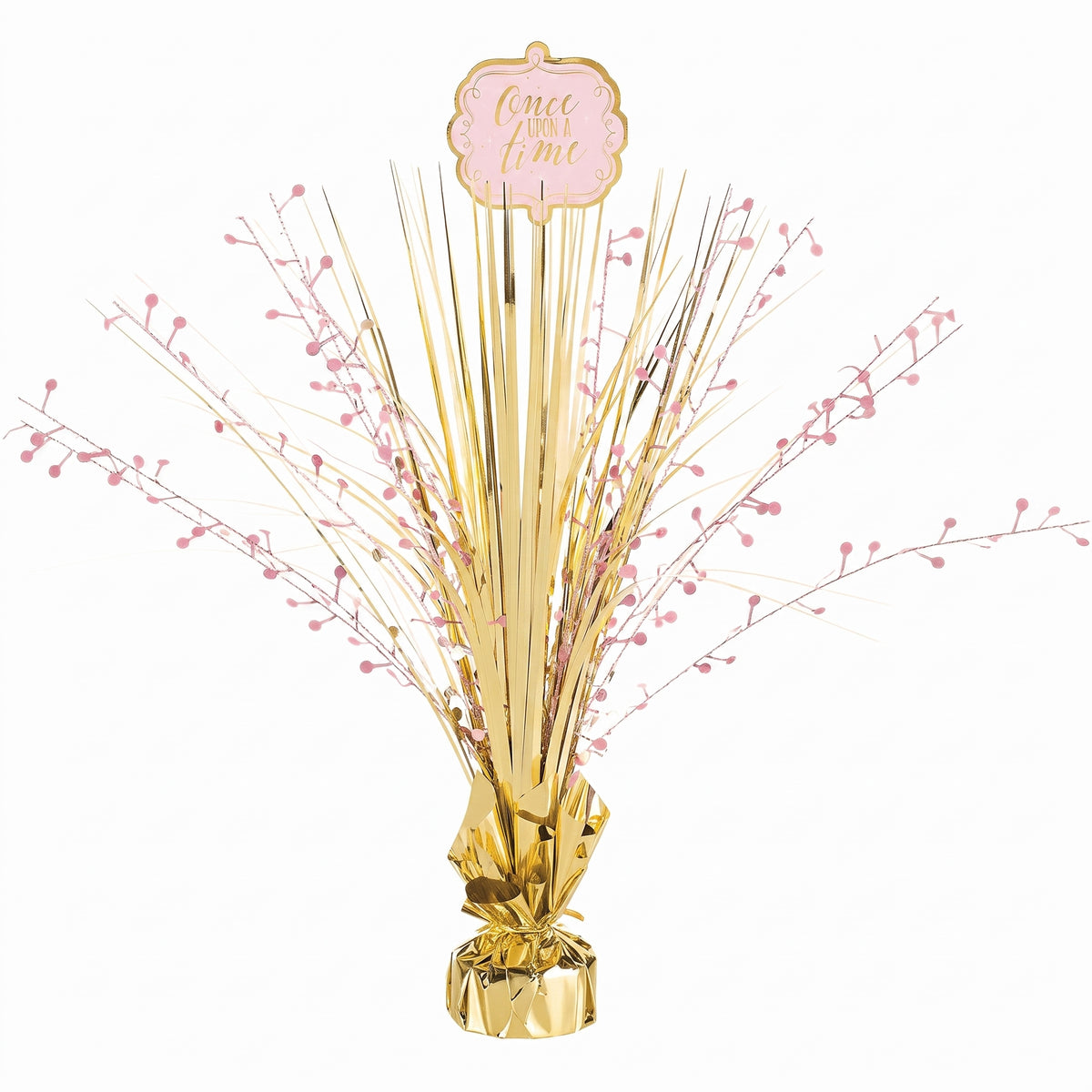 Disney Princess Once Upon A Time Metallic Centerpiece Spray