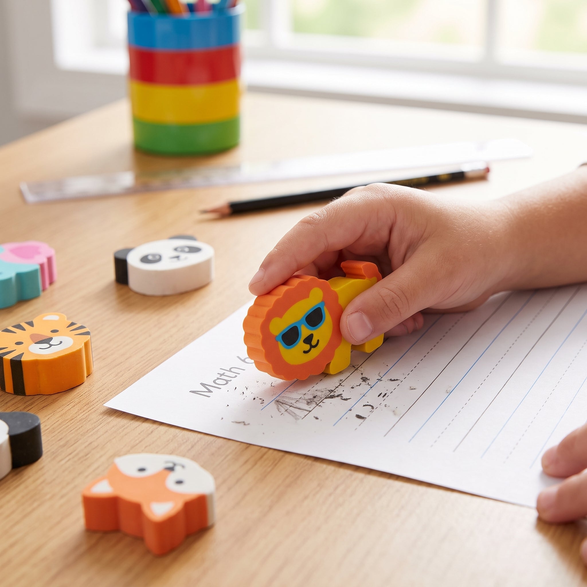 Cool Critter Mini Erasers Mega Value Pack - 100 Count