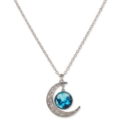 Glow-in-the-Dark Moon Witch Necklace Choker