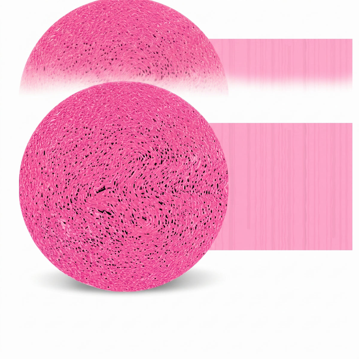 Vibrant Pink Crepe Paper Streamer Roll - 81 Feet