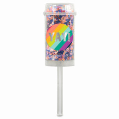 "Yay!" Multi-Colored Confetti Poppers, 2-Pack