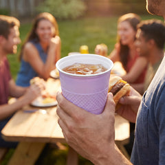 Purple Plastic Party Cups - 12 Oz. | 20 Count