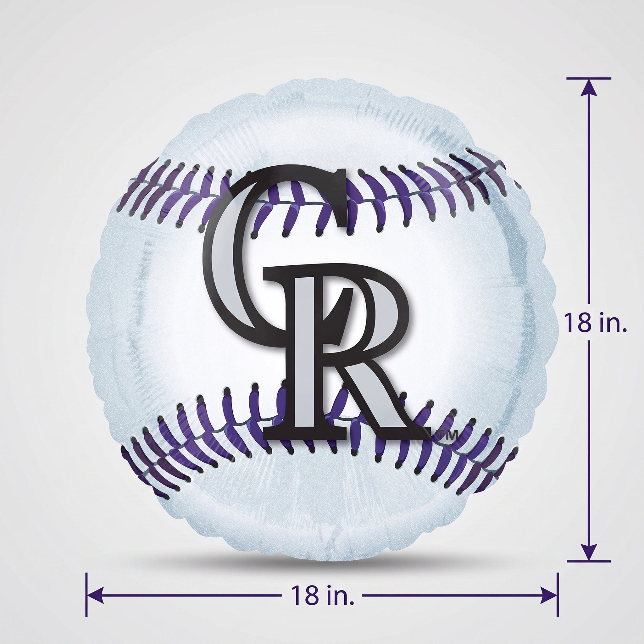 Colorado Rockies 18" Mylar Balloon