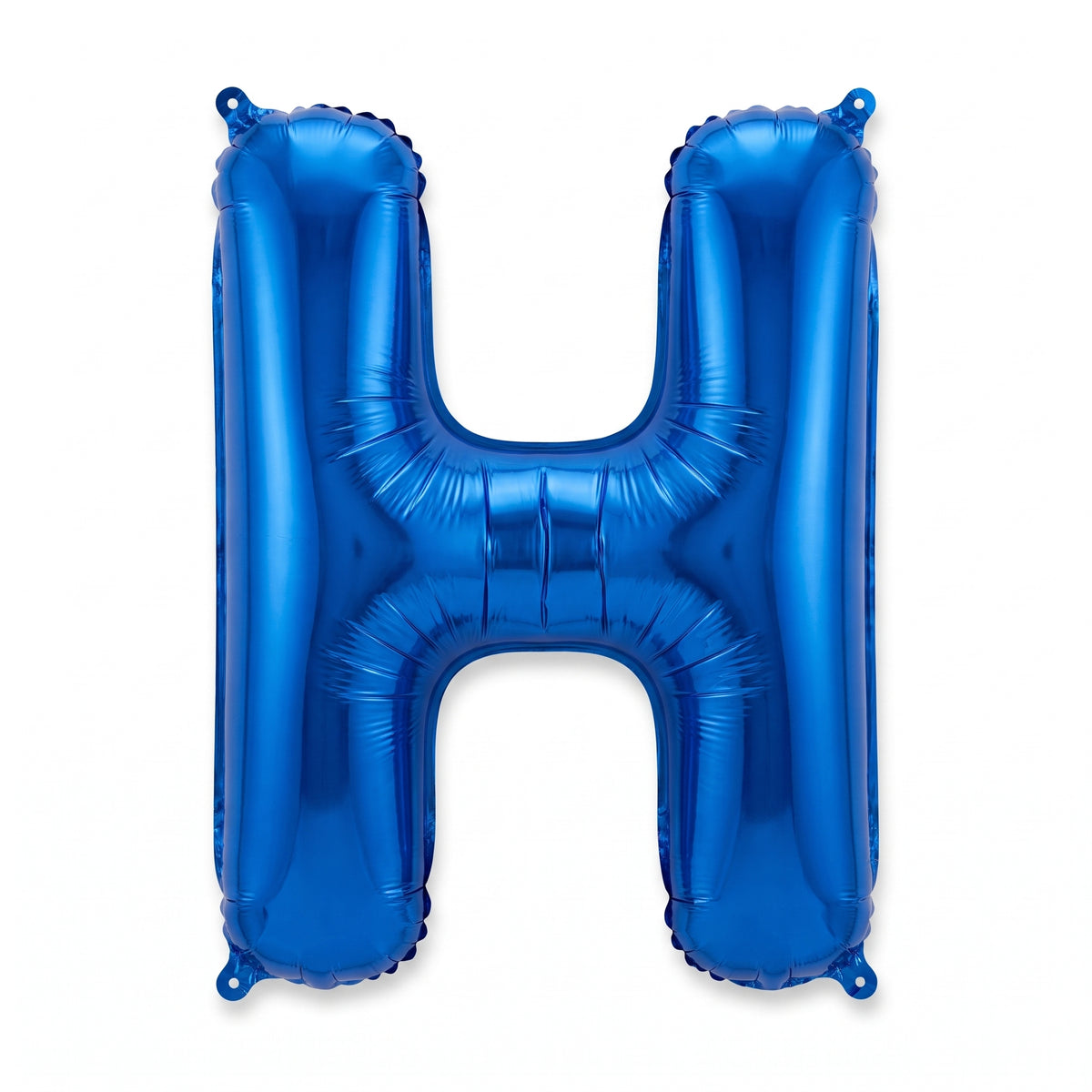 Royal Blue Foil Letter H Balloon