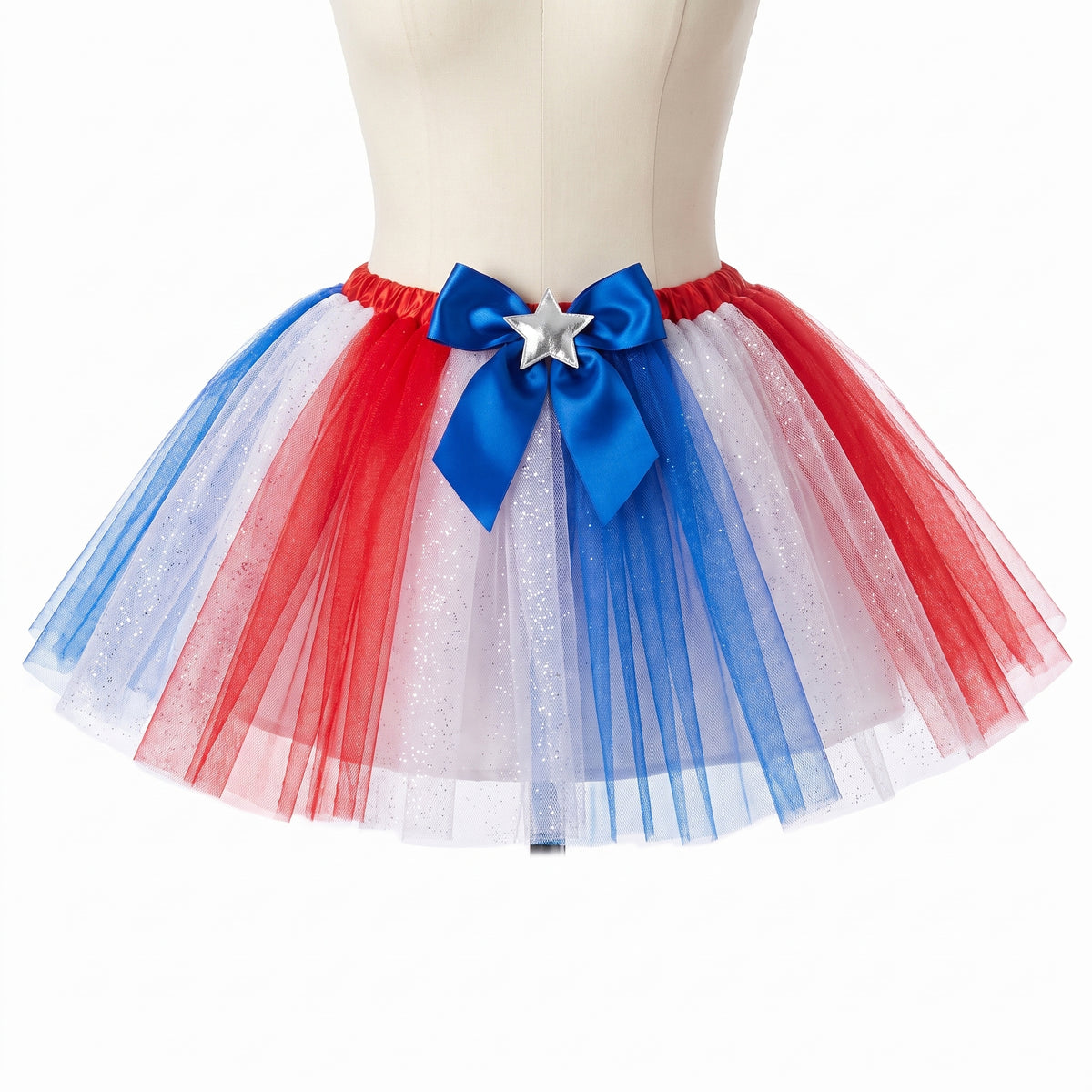 Adult Patriotic Red, White, and Blue Tutu