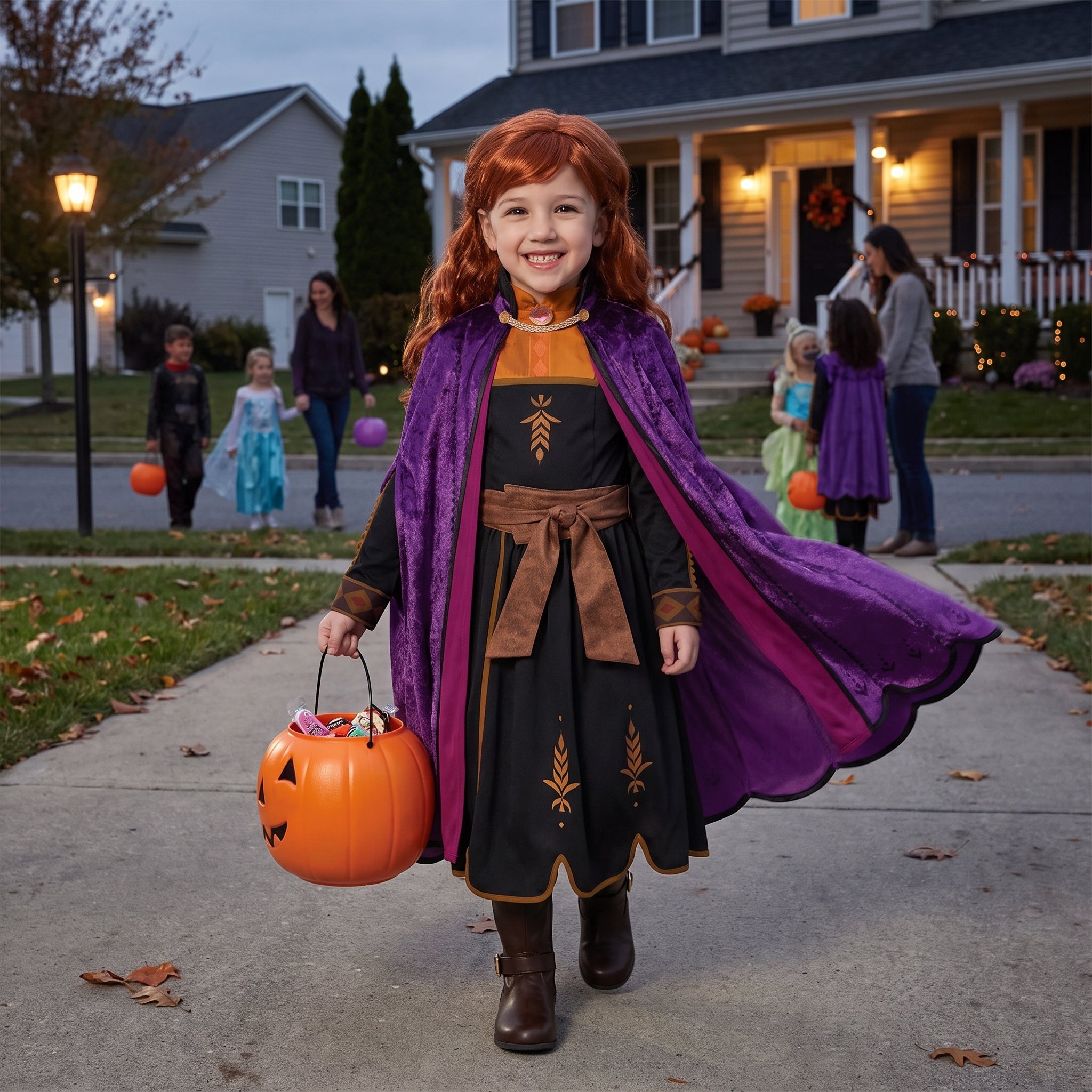 Disney Frozen 2 Anna Costume for Kids - Halloween Edition