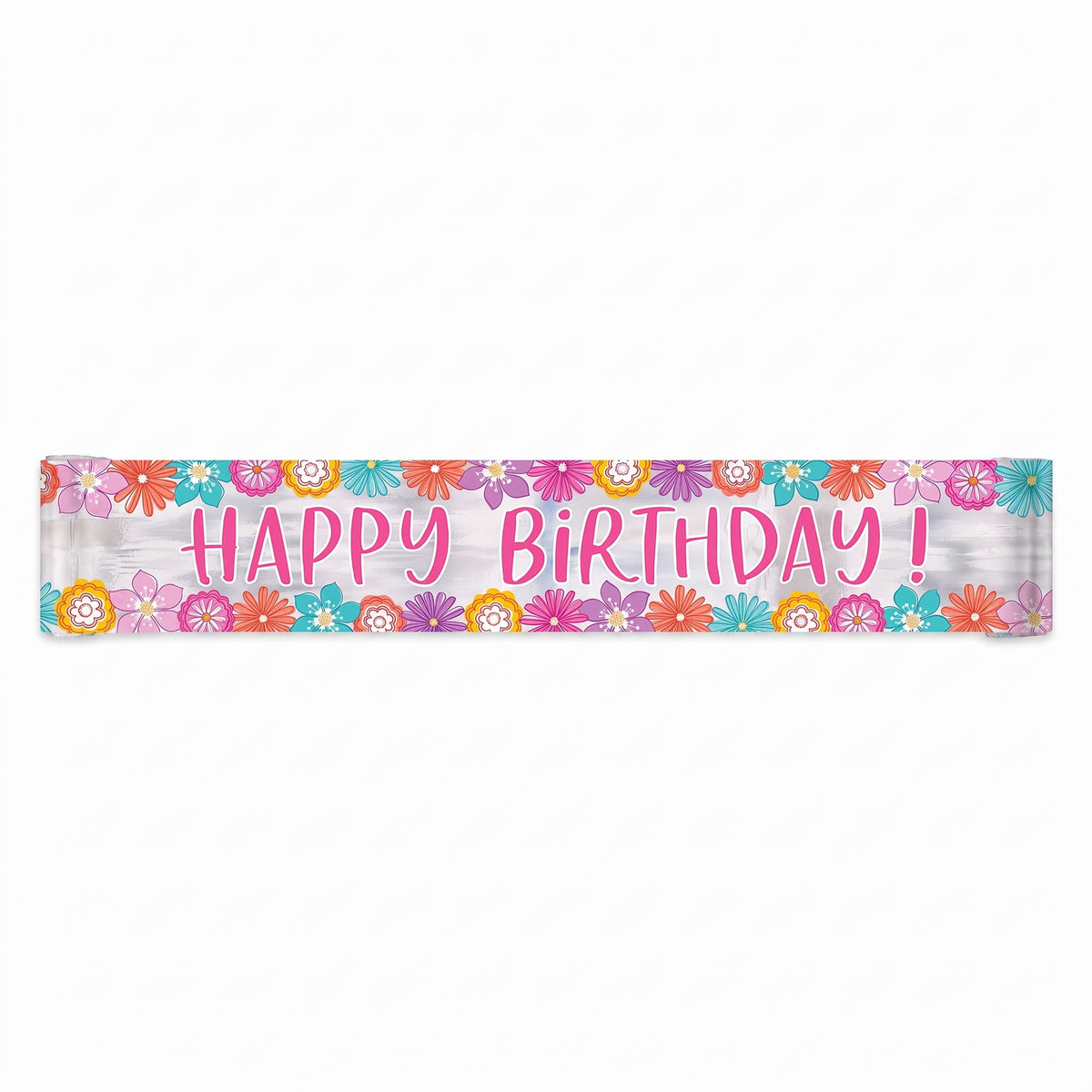 Floral Pretty Petal Birthday Banner