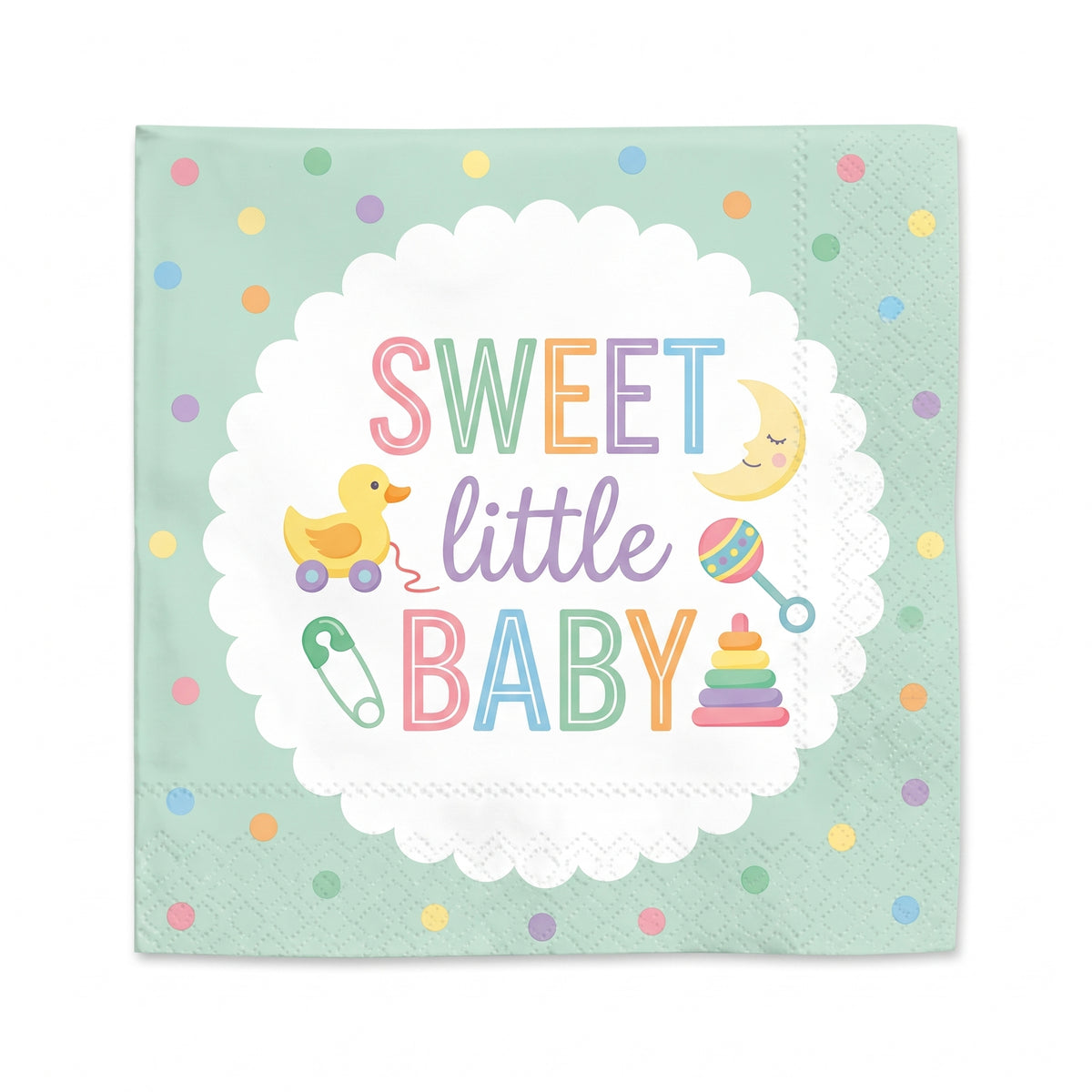 Sweet Little Baby Luncheon Napkins - 6.5 In. x 6.5 In.