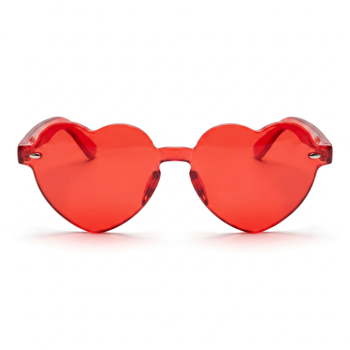 Valentine's Day Frameless Red Heart Glasses