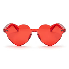Valentine's Day Frameless Red Heart Glasses