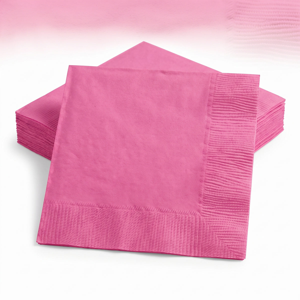 Go Brightly Pink Luncheon Napkins - 6.5 In. X 6.5 In. | 32 Count