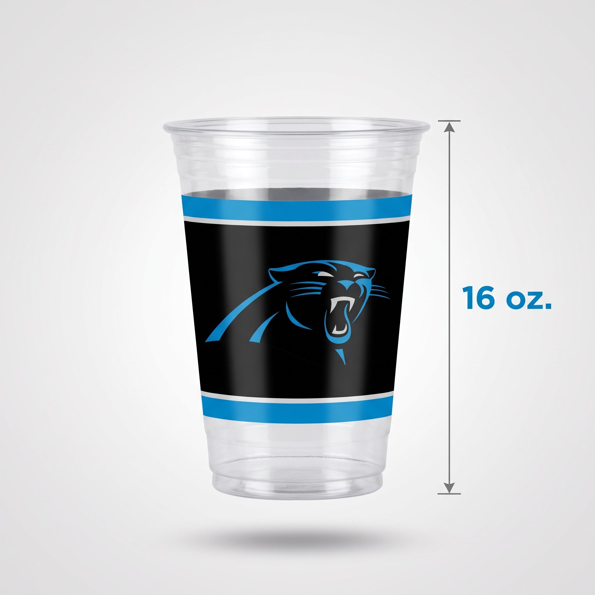 Carolina Panthers 16oz Plastic Cups - 25ct
