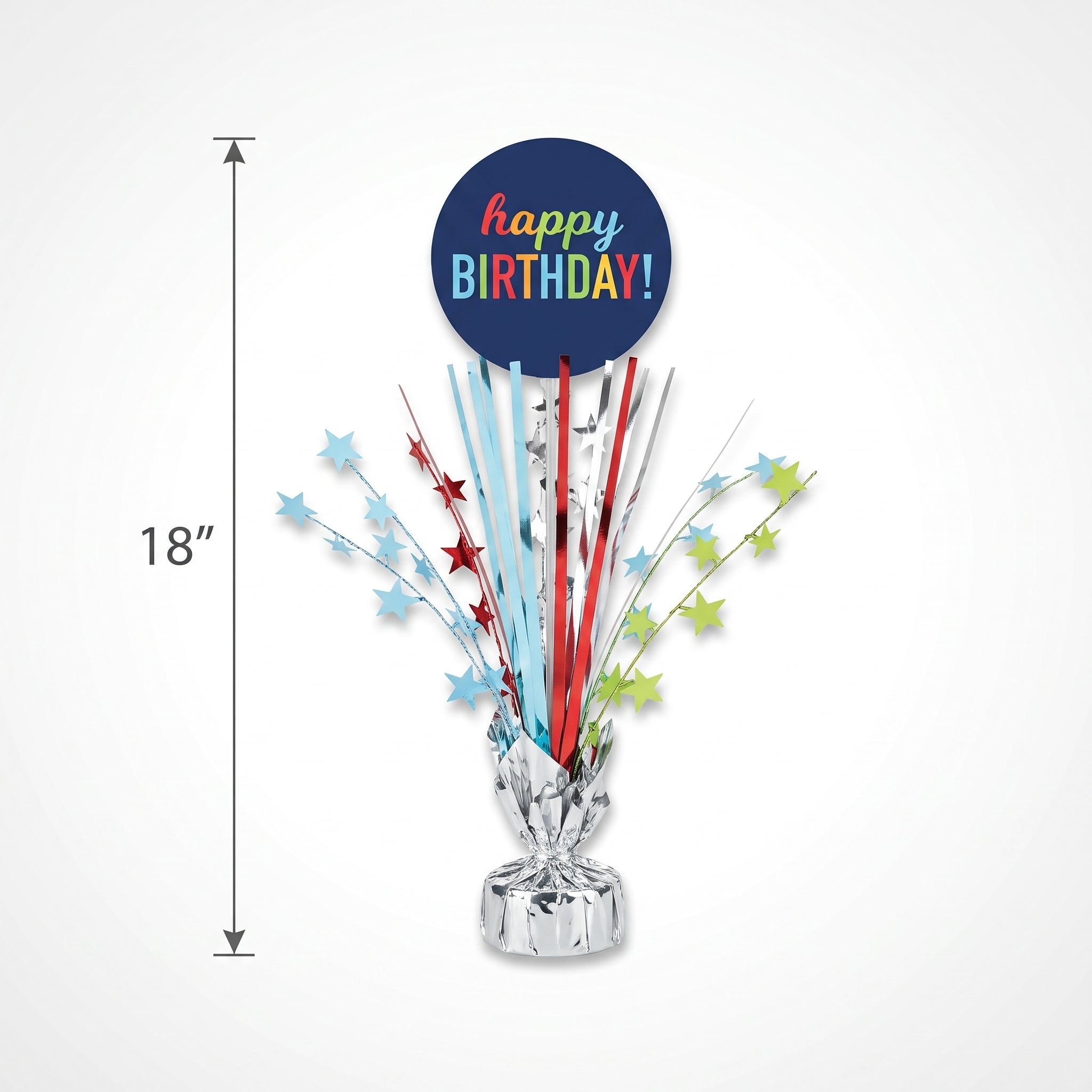 Modern Birthday Spray Centerpiece