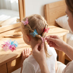 Colorful Butterfly Hair Clips - 24 Count