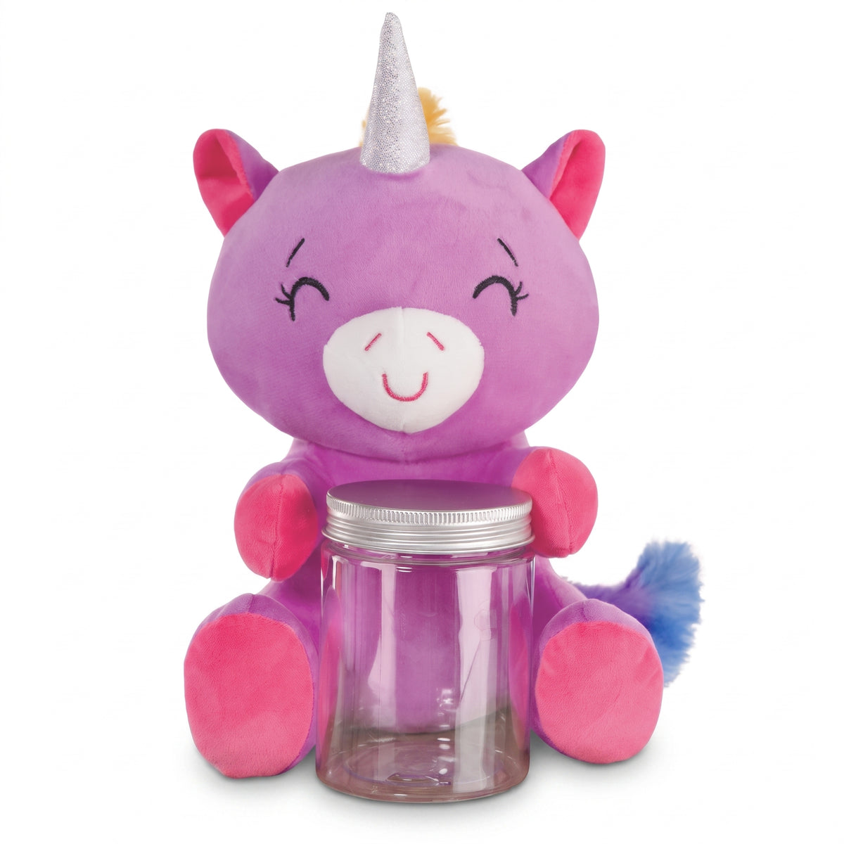Unicorn Plush Balloon Weight Jar Accessory