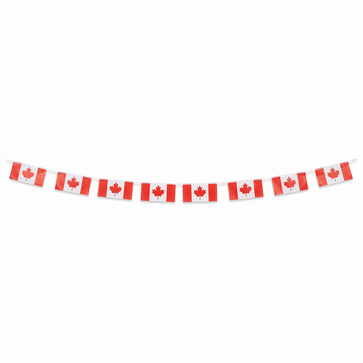 Canada Day 12FT Banner with 8 Canadian Flags