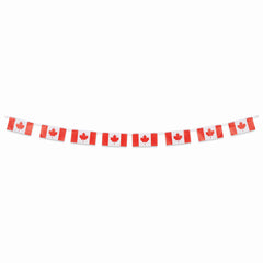 Canada Day 12FT Banner with 8 Canadian Flags