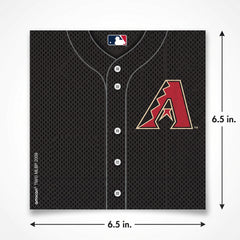 Arizona Diamondbacks MLB Luncheon Napkins - 6.5 In. X 6.5 In.