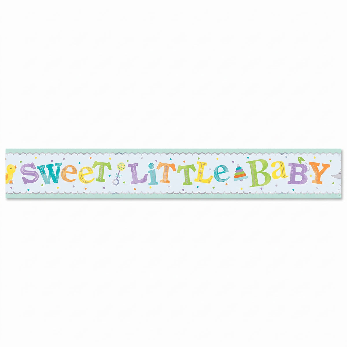 "Sweet Little Baby" Baby Shower Banner