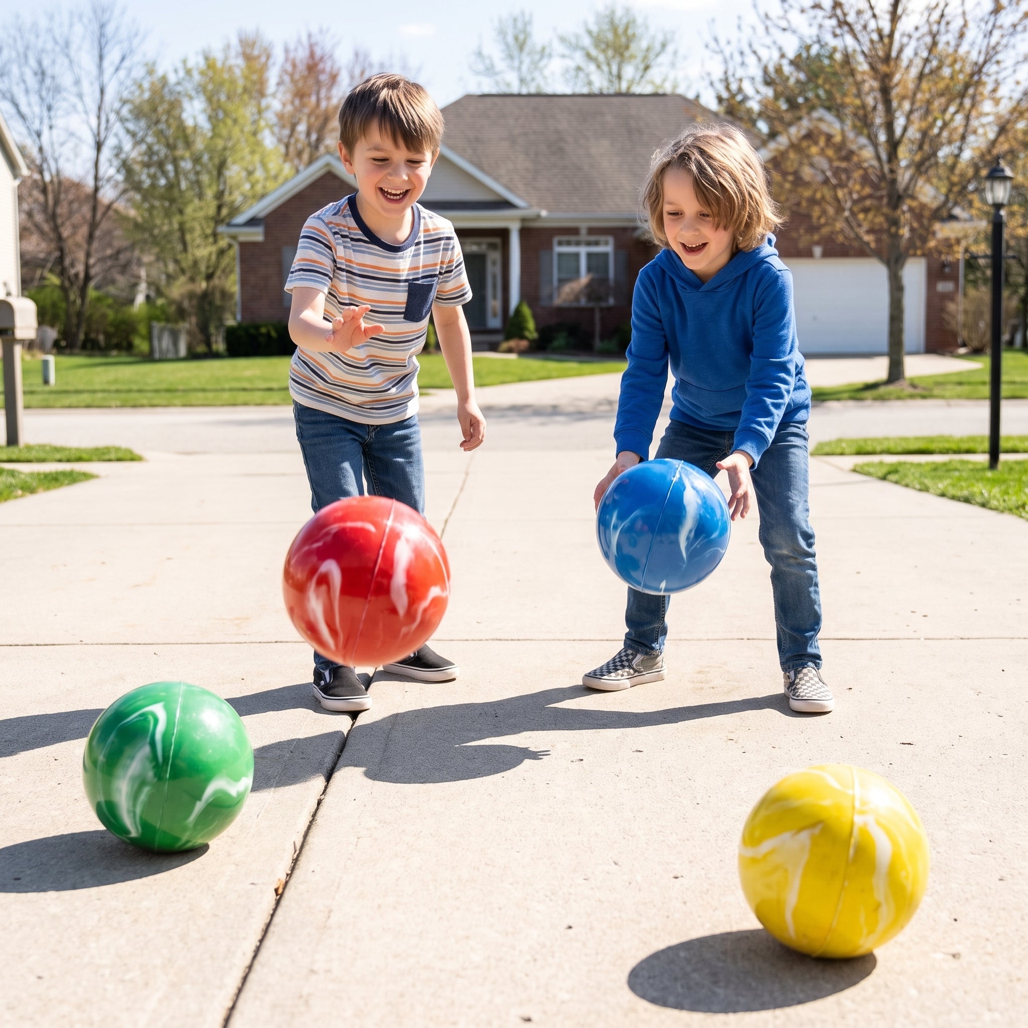 High Bounce Marble Ball Set - Mega Value Pack