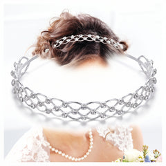 Elegant Bridal Gemstone Headband
