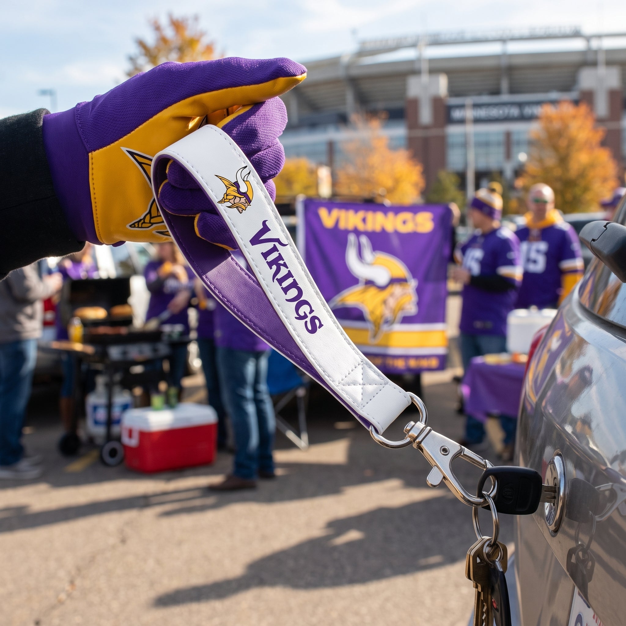 Minnesota Vikings NFL Key Strap