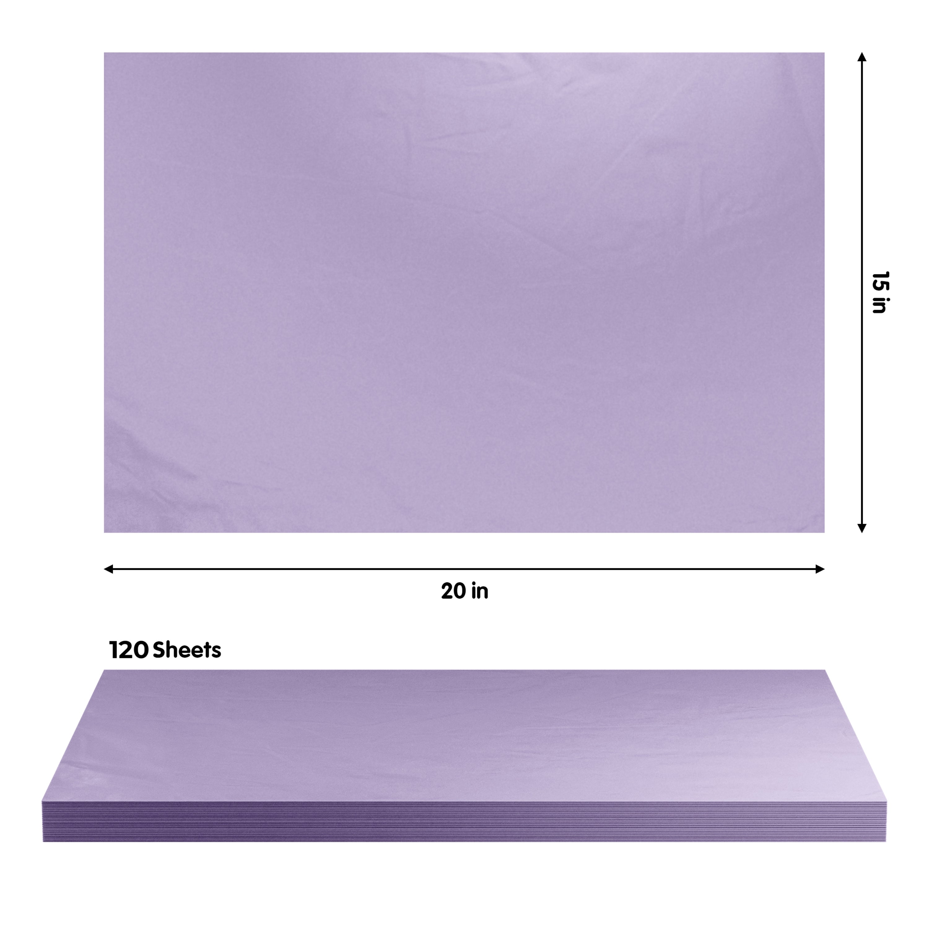 Lavander Tissue Paper 15 In. x 20 In. | 120 Sheets