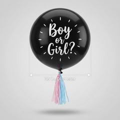 Ginger Ray "Boy or Girl?" Gender Reveal Latex Balloon