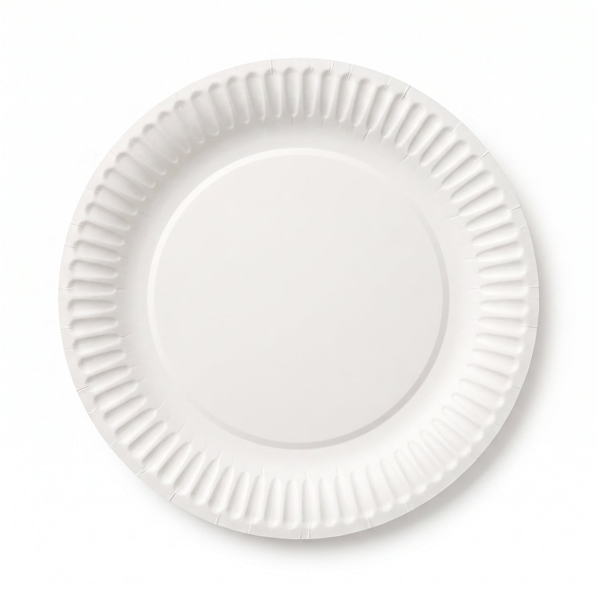 Classic White 6.75" Round Paper Plates - 16 Count