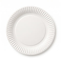 Classic White 6.75" Round Paper Plates - 16 Count
