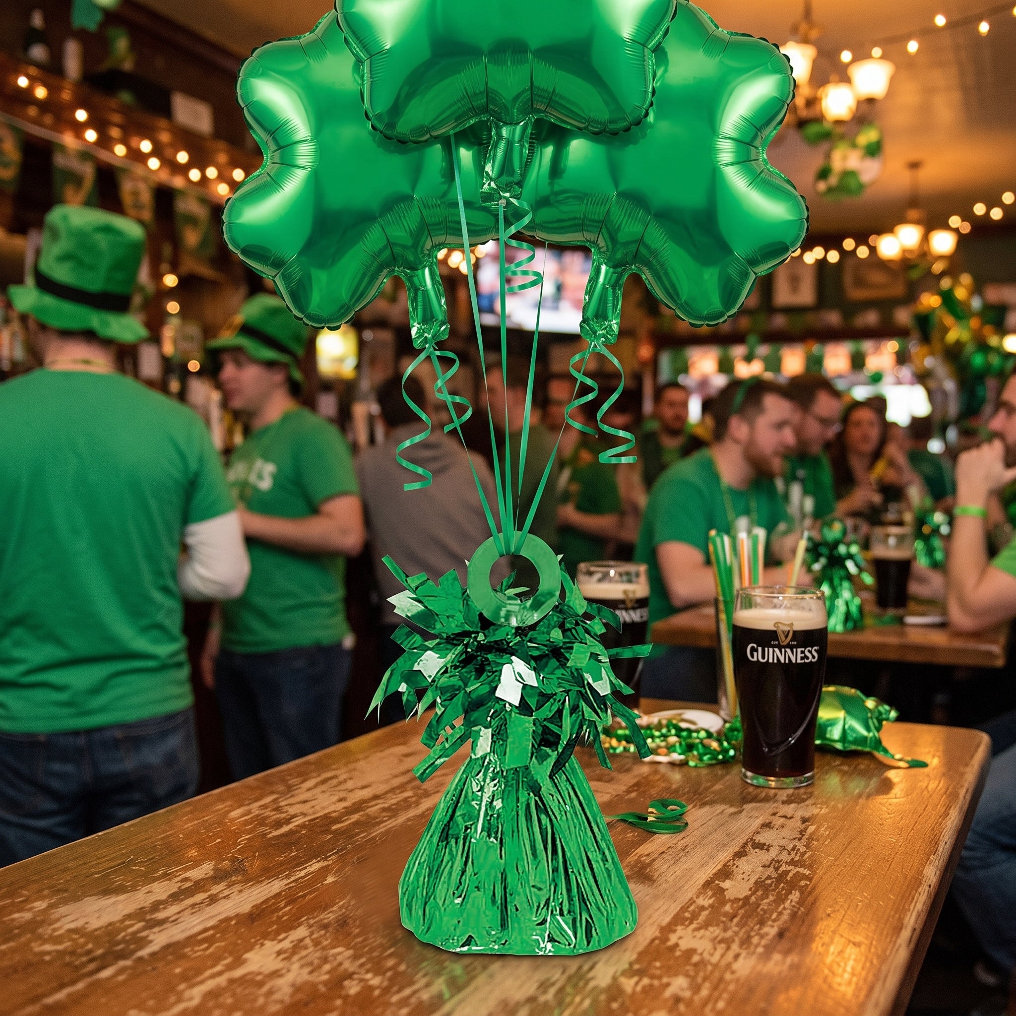 Festive Green Balloon Weight