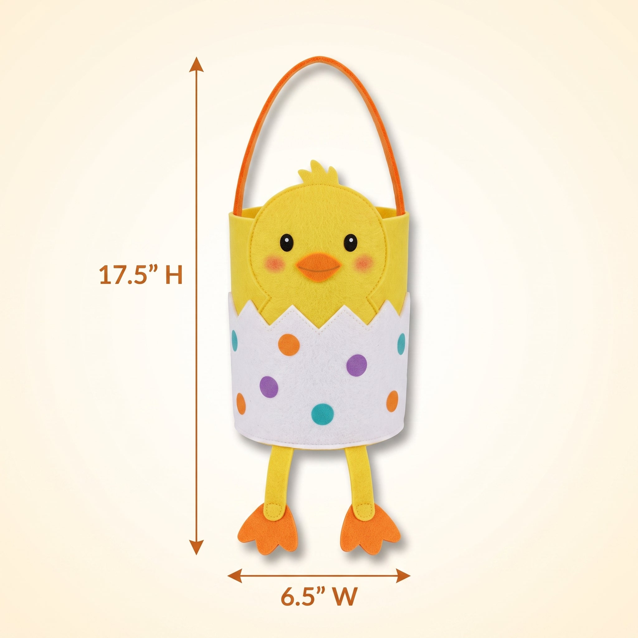 Adorable Chick Felt Easter Basket