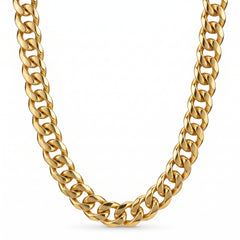 Old School Gold Link Chain Necklace - 30.5 Inch Costume Accessory