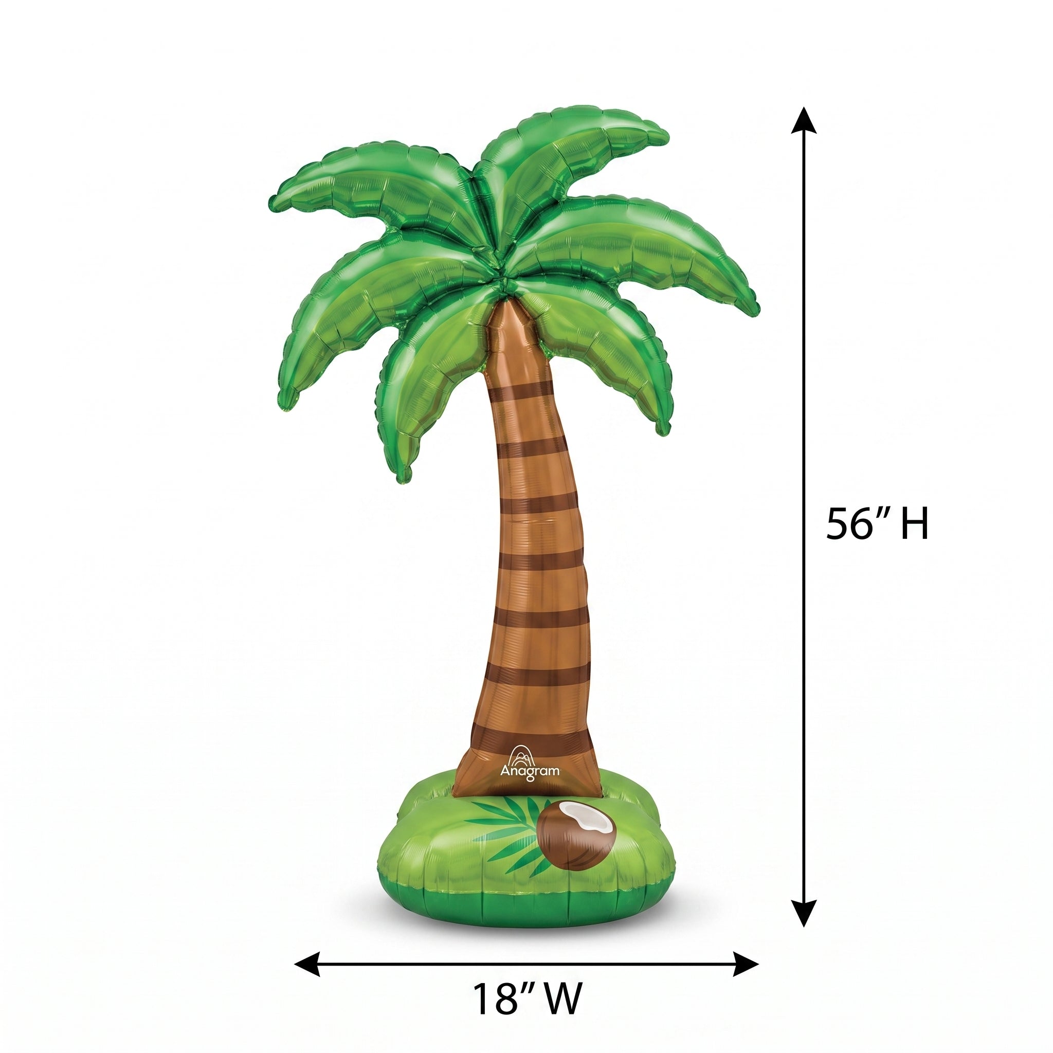 Airloonz Palm Tree Foil Balloon